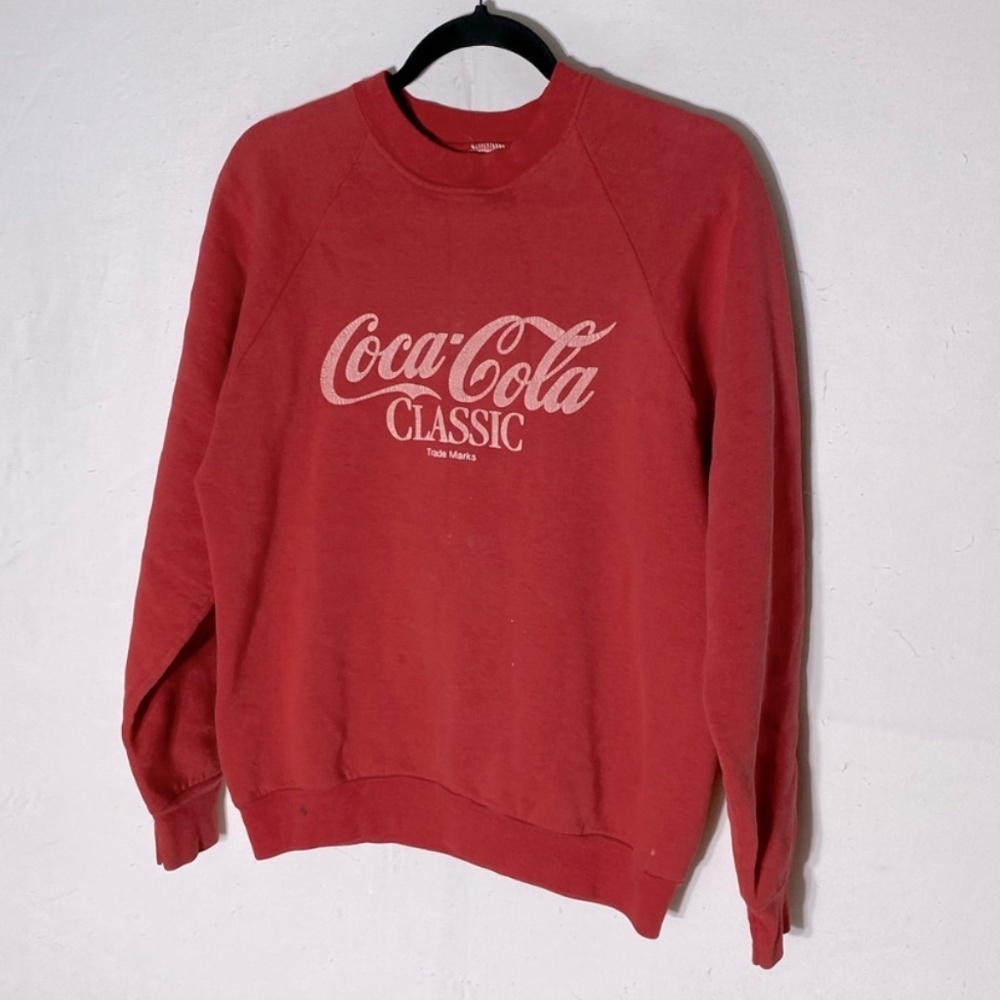 Vintage Coca Cola Red Crew Neck Sweatshirt L